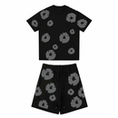 Conjunto Denim Tears Camiseta/ Shorts - Blackout